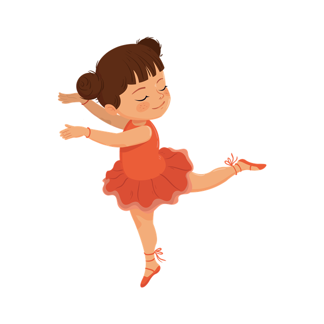 跳芭蕾舞女孩
