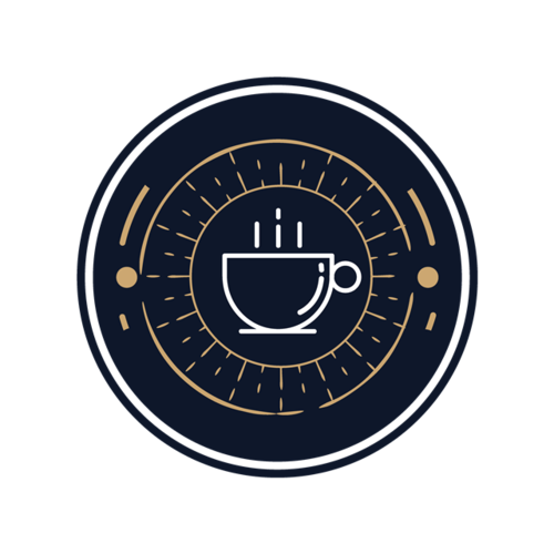 印章风咖啡饮品logo设计