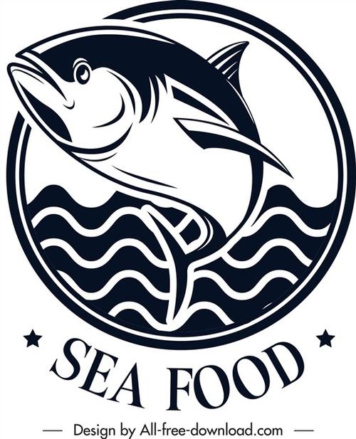 金枪鱼餐厅logo标志