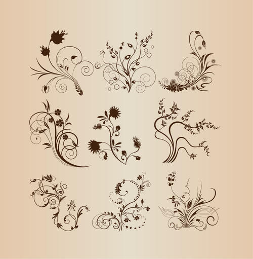 中国古典花纹背景图片