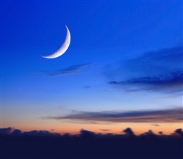 夜空月亮背景图片