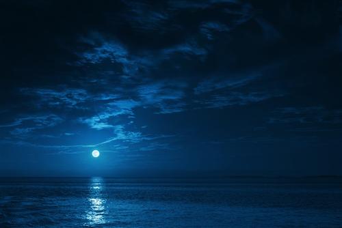 海上明月背景