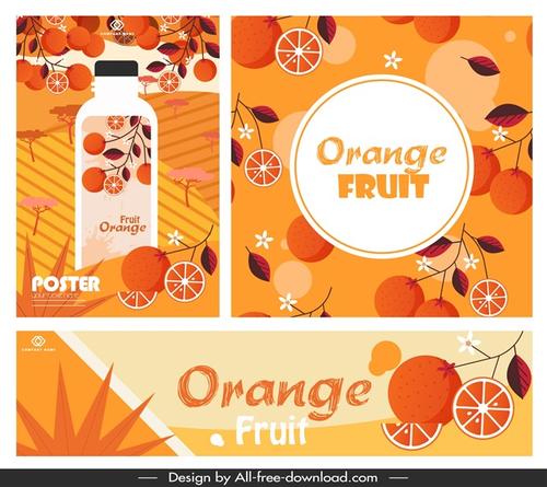 橙汁包装平面设计图