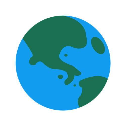 蓝色地球图案