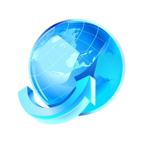 蓝色网络logo