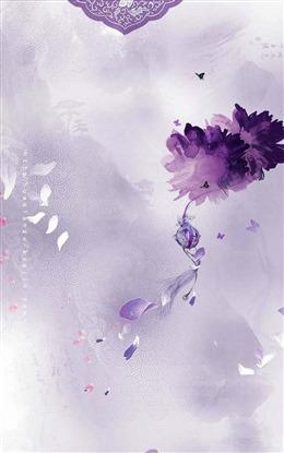 紫色古风背景图片