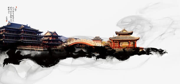 中国风传统宫殿楼阁