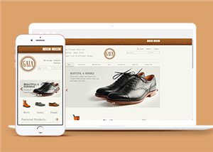 HTML鞋子商城网站模板