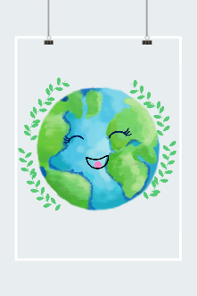 保护地球环境卡通图片
