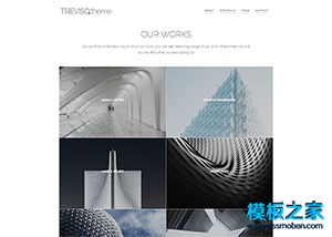 建筑设计作品网站模板