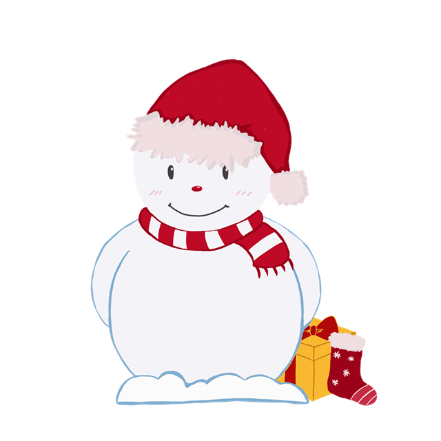 冬季圣诞卡通雪人