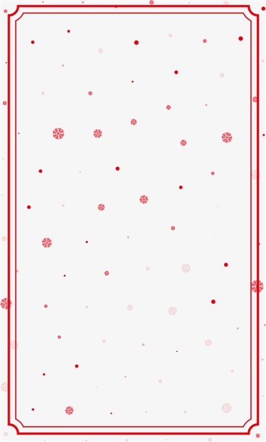 红色矢量圣诞节海报边框设计