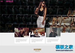 时装设计公司html网站模板