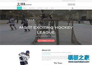 体育运动类网站html模板