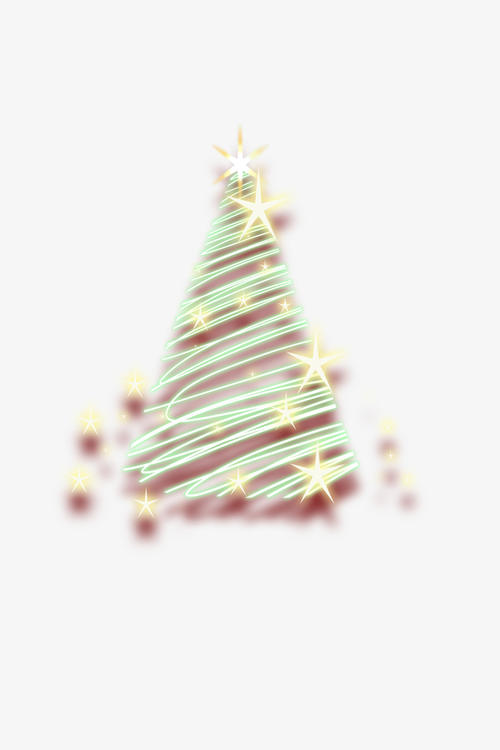 发光圣诞树