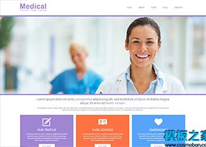 医疗器械外贸公司网站模板