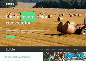 绿色农业响应式企业网页模板