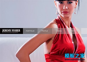 灰色大气Flash女性服装官网html模板