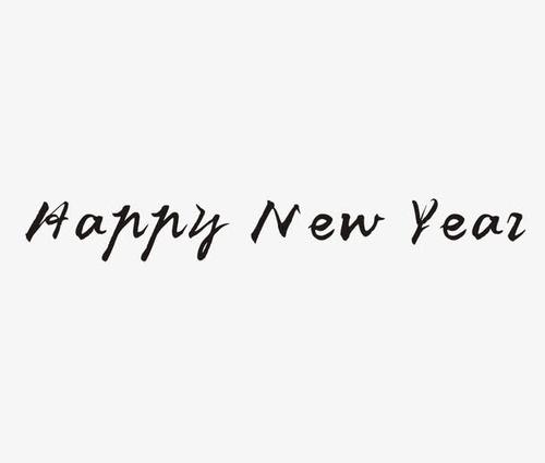 HAPPY NEW YEAR英文字体