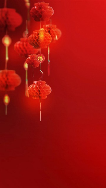 新年喜庆中国红背景
