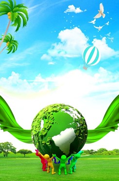 绿色环保公益主题海报