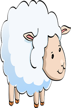 可爱小羊抠图素材