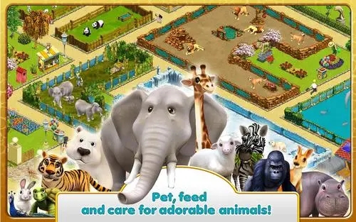自己建造动物园的游戏