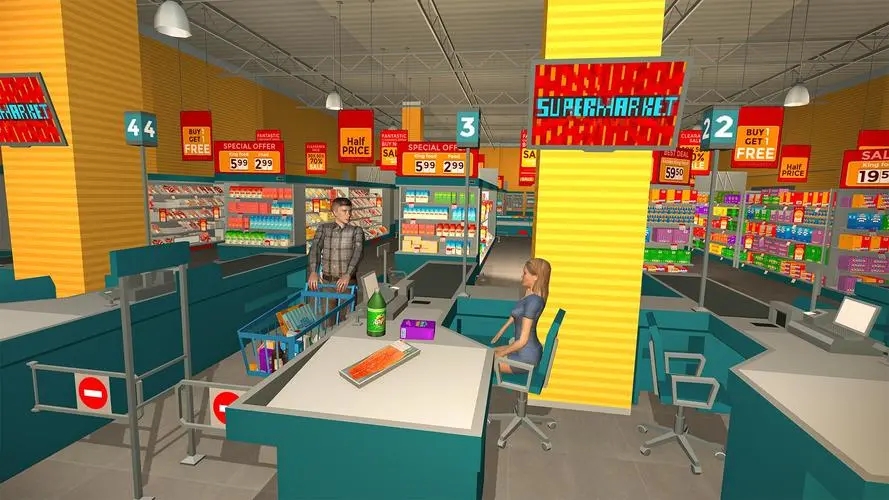 模拟开超市的游戏